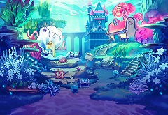 画像ギャラリー No.008のサムネイル画像 / 「ハンゲーム」の「不思議な図書館」に新絵本「人魚の青い海」