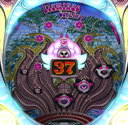 画像ギャラリー No.003のサムネイル画像 / ハンゲーム，本日パチンコDXに「Flamingo Carnival」が登場