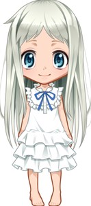 画像ギャラリー No.002のサムネイル画像 / ハンゲームの「アバターPure」に,「あの日見た花の名前を僕達はまだ知らない。」のキャラクターが登場