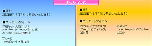 ���������꡼ No.006�Υ���ͥ������ / ��̲��ʤ���Φ�����Υ��פ�����Alteil2�פ�̴�Υ���ܥ����ڡ���»�