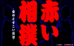 画像ギャラリー No.001のサムネイル画像 / EGG,「赤い相撲 -愛のどすこい伝説-(PC-9801版)」本日配信