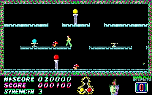 画像ギャラリー No.002のサムネイル画像 / 「WOOM(PC-9801版)」がプロジェクトEGGで配信開始