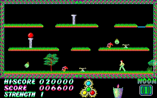 画像ギャラリー No.003のサムネイル画像 / 「WOOM(PC-9801版)」がプロジェクトEGGで配信開始