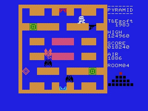 MSX T&E SOFT ピラミッド・ワープ・未使用・未開封品 o2g1709
