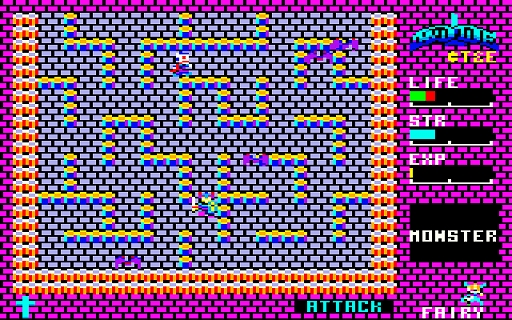 画像ギャラリー No.003のサムネイル画像 / 「ハイドライド(PC-6601版)」がプロジェクトEGGで配信開始