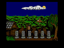 画像ギャラリー No.005のサムネイル画像 / 「B.G.V 妖気な夜(MSX2版)」,プロジェクトEGGで無料配信開始。山奥の古寺に現れる妖怪たちがさまざまなアクションを見せる観賞用ソフト