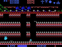 画像ギャラリー No.002のサムネイル画像 / 「クルセーダー(MSX版)」,プロジェクトEGGで会員向けに無料配信開始。勇者となって剣とジャンプを駆使し,さらわれたお姫様の救出に挑む