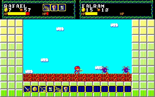 画像ギャラリー No.002のサムネイル画像 / 「ユーフォリー(X1版)」,プロジェクトEGG会員向けに無料配信開始。装備探しや装備選びが攻略のカギとなるアクションADV