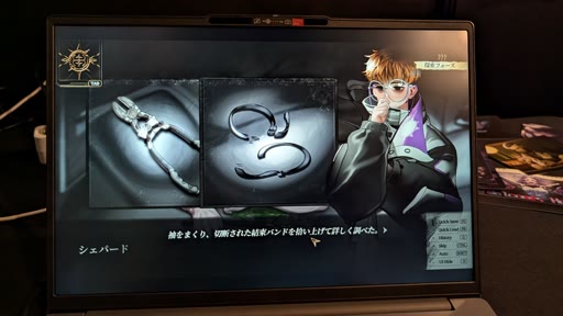 画像ギャラリー No.003のサムネイル画像 / 異端審判官となって事件を調べ，裁きを下すミステリーホラーADV「審判官シェパード」を紹介。重厚な世界観と音楽の一体感が光る一作［BIC2026］