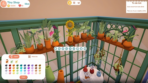 Tiny Shop: make it cozy