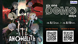 画像ギャラリー No.002のサムネイル画像 / 「アノマリス／ANOMALITH」「クライムライト／CRYMELIGHT」，期間限定体験版をSteamでリリース。両作品の最新トレイラーも解禁