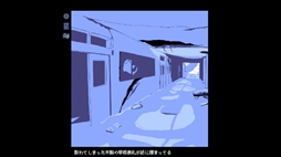 画像ギャラリー No.004のサムネイル画像 / 海の底に沈んでしまった島を舞台にしたポイント&クリックADV「水彩画は水底に沈む」,Steamで配信開始。少女2人の旅を手助けする