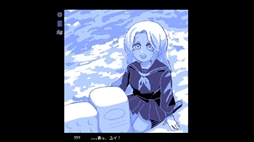 画像ギャラリー No.005のサムネイル画像 / 海の底に沈んでしまった島を舞台にしたポイント&クリックADV「水彩画は水底に沈む」,Steamで配信開始。少女2人の旅を手助けする