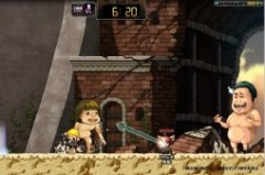 画像ギャラリー No.002のサムネイル画像 / 「メイプルストーリー」が「進撃の巨人」とタイアップ。大型巨人との激闘が展開