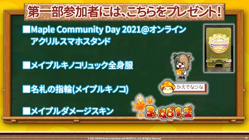 ���������꡼ No.009�Υ���ͥ������ / �֥ᥤ�ץ륹�ȡ��꡼�ס���Maple Community Day 2021@����饤��ɤΥ��٥�ȥ�ݡ��Ȥ�����