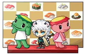 画像ギャラリー No.005のサムネイル画像 / 「メイプルストーリー」&「メイプルストーリーM」,1月26日から「かっぱ寿司」とのコラボキャンペーンを実施