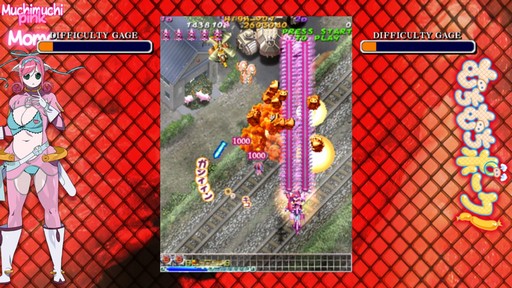 画像ギャラリー No.008のサムネイル画像 / ［プレイレポ］「むちむちポーク！＆ピンクスゥイーツ Boosted」はケイブの中でも異色のSTGが2本セット。アレンジBGMは必聴！