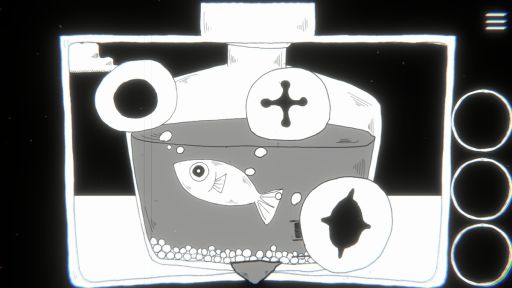 画像ギャラリー No.008のサムネイル画像 / 砂漠のなかで出会ったのは，一匹のサカナ。ポイント＆クリック型パズルゲーム「瓶の中のサカナのために」，Steamで無料配信開始