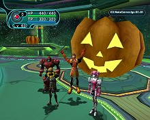 画像集#003のサムネイル/「PSO BB」,ロビーがハロウィン装飾に&新クエスト配信