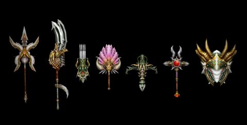 画像ギャラリー No.001のサムネイル画像 / 「ナイトオンラインクロス」,可動ギミックを備えた新武器“無双英傑伝”登場