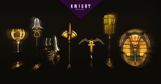 画像ギャラリー No.001のサムネイル画像 / 「ナイトオンラインクロス」新武器「砂塵屍葬伝」登場。王家の遺産がモチーフ