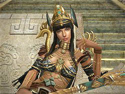 画像ギャラリー No.004のサムネイル画像 / 舞台はいよいよ異文化の土地へ「グラナド・エスパダ プラス」第二弾アップデート情報,新大陸「秘境エラクの戦士」を公開。戦闘シーンを収めたムービーもUp