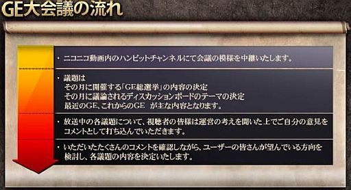 画像ギャラリー No.008のサムネイル画像 / 「グラナド・エスパダ」第1回「GE大会議」をニコ生で8月4日15時から生放送