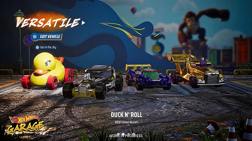 画像ギャラリー No.002のサムネイル画像 / 「HOT WHEELS Infinite Rush」,さまざまなチャレンジに合わせて乗り換えられる4種の車両を紹介する最新トレイラーを公開