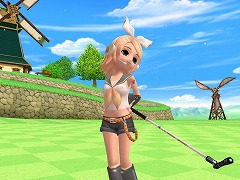 画像集#002のサムネイル/「スカッとゴルフ パンヤ」でエリカ用“鏡音リン”衣装販売開始