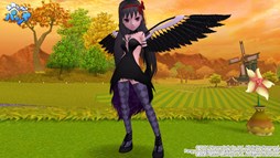 画像集#003のサムネイル/「パンヤ」,「劇場版魔法少女まどか☆マギカ」のコラボアイテムに「悪魔ほむら」衣装が登場