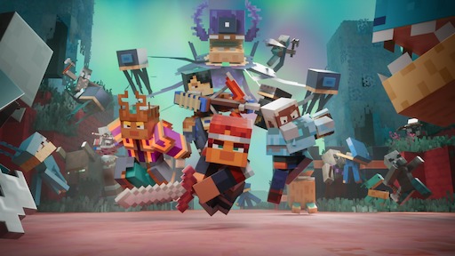 画像ギャラリー No.016のサムネイル画像 / 9月29日発売の「Minecraft Dungeons II」を開発陣と体験。約15年ぶりに登場する新ディメンション「シフト」(Sift)を4人協力プレイで飛び回ってきた