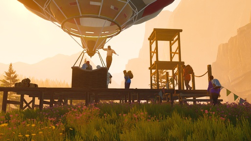 画像ギャラリー No.002のサムネイル画像 / 最大8人の協力プレイに対応した登山アクション「Sunset Summit」,Steamでリリース。おじいちゃんとおばあちゃんが日没までに頂上を目指す