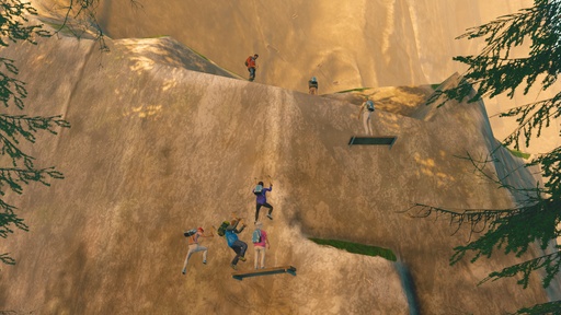 画像ギャラリー No.003のサムネイル画像 / 最大8人の協力プレイに対応した登山アクション「Sunset Summit」,Steamでリリース。おじいちゃんとおばあちゃんが日没までに頂上を目指す