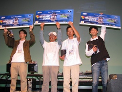 画像ギャラリー No.002のサムネイル画像 / GNGWC 2008日本決勝で「ショットオンライン」の日本代表決定