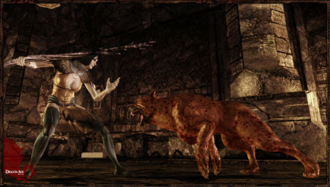 画像集#001のサムネイル/「Dragon Age:Origins」で,新フィーチャー「戦闘犬」発表