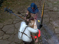 画像集#045のサムネイル/製品版でも無料デモ版でも楽しめる。ゴールデンウィークは,大人のシングルRPG「The Witcher」で大人の冒険を