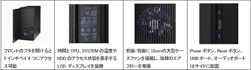 画像ギャラリー No.001のサムネイル画像 / ユニットコム，GamingシリーズのATXケース第2弾「SHINOBI」発売