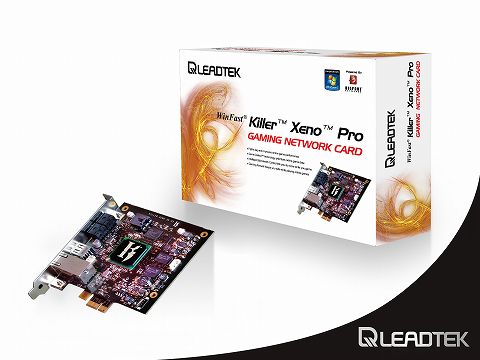 画像ギャラリー No.001のサムネイル画像 / Leadtekからゲーマー向けLANカード「Killer」が国内発売