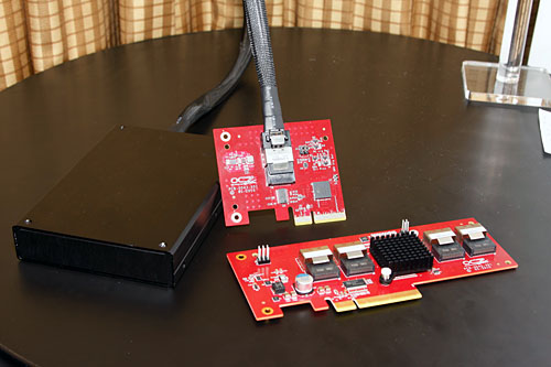 ［COMPUTEX］OCZ，独自の高速インタフェース「HSDL」を公開。PCIe接続の廉価版やUSB 3.0接続のSSDも