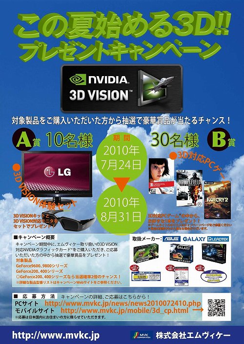 ���������꡼ No.001�Υ���ͥ������ / �����������������GeForce���ʹ�����3D Vision���åȤ�������