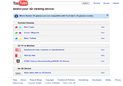 画像ギャラリー No.002のサムネイル画像 / YouTubeが3D Visionの3D立体視表示に対応。Firefox 4で視聴可能に