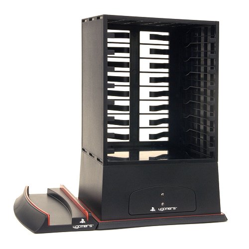 画像ギャラリー No.001のサムネイル画像 / MSY,4GamersロゴのPS3用多機能スタンド「ストアチャージシステム」を12月15日に国内発売