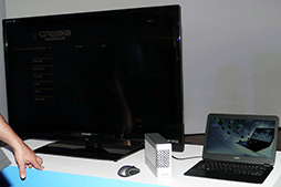 画像集#002のサムネイル/［COMPUTEX］Intel，超高速インタフェース規格Thunderboltの説明会を開催。第2世代コントローラでWindowsへの普及を本格的に進める