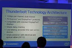 画像集#003のサムネイル/［COMPUTEX］Intel，超高速インタフェース規格Thunderboltの説明会を開催。第2世代コントローラでWindowsへの普及を本格的に進める