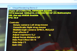 画像ギャラリー No.003のサムネイル画像 / NVIDIA,「本邦初公開」のGeForce GRID実動デモを披露。サーバー製品は日本でも2013年初頭に発売へ