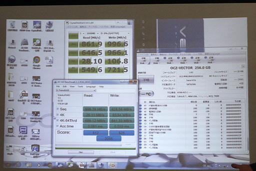 画像集#015のサムネイル/OCZ，“オール自社設計”のSSD「Vector」を解説。ランダムアクセス性能と継続書き込み性能の高さを強調
