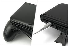 画像ギャラリー No.004のサムネイル画像 / リンクスプロダクツ,スタンドとしても使用できる3DS LL用グリップ全2色