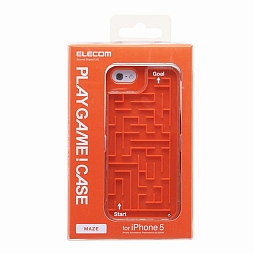 画像ギャラリー No.002のサムネイル画像 / 背面でパズルや迷路などのアナログゲームが楽しめるiPhone 5用ケース