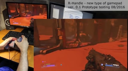R-Handle gamepad. Test #6 Doom