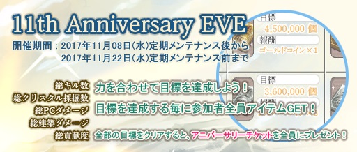 画像ギャラリー No.001のサムネイル画像 / 「ファンタジーアース ゼロ」で“11th Anniversary EVE”がスタート